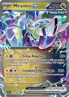Carte Pokémon Miraidon ex 122/162 de la série Forces Temporelles en vente au meilleur prix