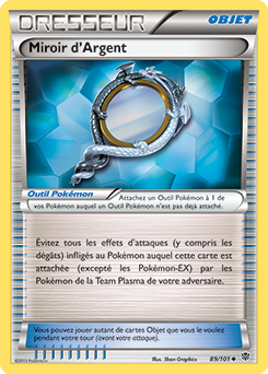Carte Pokémon Peu commune Miroir d'Argent 89/101 de la série Explosion Plasma