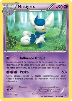 Carte Pokémon Mistigrix 43/106 de la série Étincelle en vente au meilleur prix