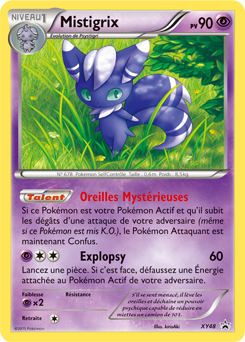 Carte Pokémon Promo Mistigrix XY48 de la série Promos XY