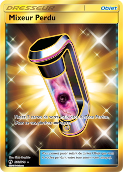 Carte Pokémon Objet Gold SL Mixeur Perdu 233/214 de la série Tonnerre Perdu