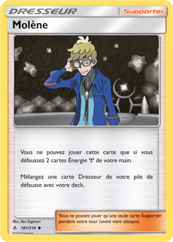 Carte Pokémon Peu commune Molène 181/214 de la série Alliance Infallible