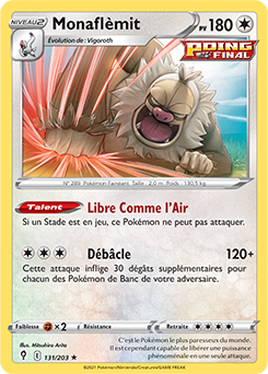 Carte Pokémon Monaflèmit 131/203 de la série Évolution Céleste en vente au meilleur prix