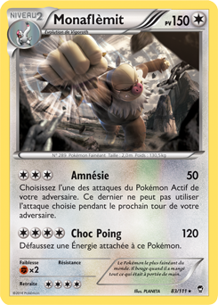 Carte Pokémon Monaflèmit 83/111 de la série Poings Furieux en vente au meilleur prix