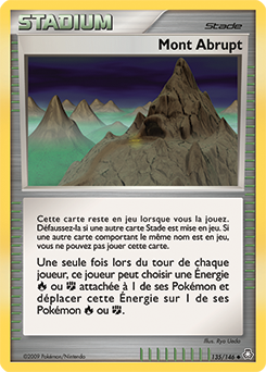 Carte Pokémon Mont Abrupt 135/146 de la série Eveil des Légendes en vente au meilleur prix