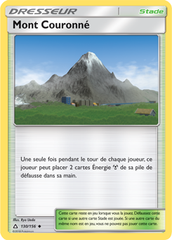 Carte Pokémon Mont Couronné 130/156 de la série Ultra Prisme en vente au meilleur prix