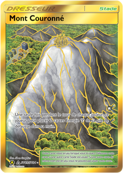 Carte Pokémon Stade Gold SL Mont Couronné SV89/SV94 de la série Destinées Occultes