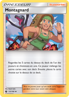 Carte Pokémon Peu commune Montagnard 133/168 de la série Tempête Céleste
