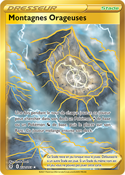 Carte Pokémon Montagnes Orageuses 232/203 de la série Évolution Céleste en vente au meilleur prix