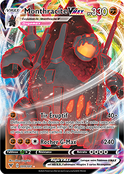 Carte Pokémon Monthracite VMAX 099/185 de la série Voltage Éclatant en vente au meilleur prix