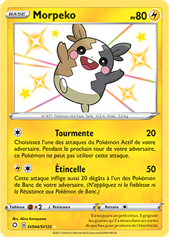 Carte Pokémon Morpeko SV044/SV122 de la série Destinées Radieuses en vente au meilleur prix