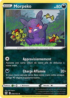 Carte Pokémon Morpeko 98/163 de la série Styles de Combat en vente au meilleur prix