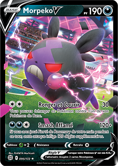 Carte Pokémon Morpeko V 095/172 de la série Stars Étincelantes en vente au meilleur prix