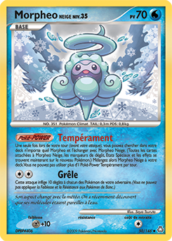 Carte Pokémon Morpheo Neige 50/146 de la série Eveil des Légendes en vente au meilleur prix