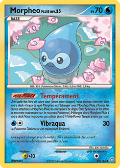 Carte Pokémon Morpheo Pluie 49/146 de la série Eveil des Légendes en vente au meilleur prix