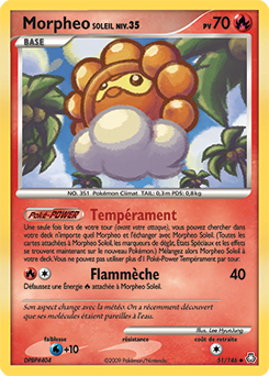 Carte Pokémon Morpheo Soleil 51/146 de la série Eveil des Légendes en vente au meilleur prix