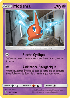 Carte Pokémon Motisma 86/236 de la série Éclipse Cosmique en vente au meilleur prix