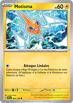 Carte Pokémon Motisma 069/198 de la série Écarlate et Violet en vente au meilleur prix