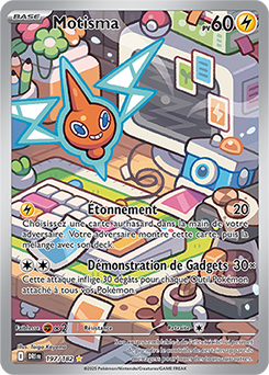 Carte Pokémon Illustration rare Motisma 197/182 de la série Rivalités Destinées