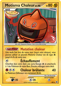 Carte Pokémon Motisma Chaleur RT3 de la série Rivaux Émergents en vente au meilleur prix