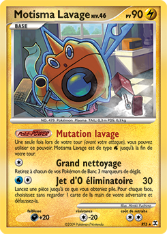 Carte Pokémon Motisma Lavage RT5 de la série Rivaux Émergents en vente au meilleur prix