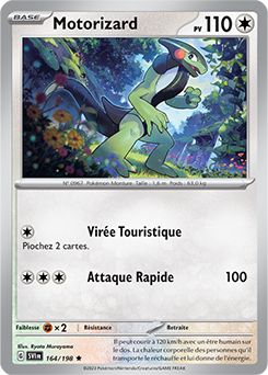 Carte Pokémon Motorizard 164/198 de la série Écarlate et Violet en vente au meilleur prix