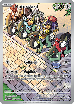 Carte Pokémon Motorizard 215/182 de la série Faille Paradoxe en vente au meilleur prix
