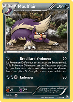 Carte Pokémon Moufflair 77/124 de la série Dragons Éxaltés en vente au meilleur prix