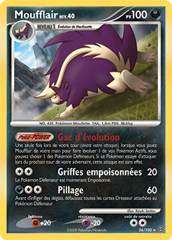 Carte Pokémon Moufflair 26/100 de la série Tempête en vente au meilleur prix