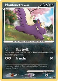 Carte Pokémon Moufouette 76/100 de la série Aube Majestueuse en vente au meilleur prix