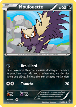 Carte Pokémon Moufouette 53/106 de la série Étincelle en vente au meilleur prix