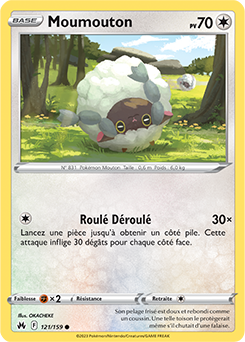 Carte Pokémon Moumouton 121/159 de la série Zénith Suprême en vente au meilleur prix