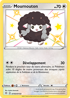 Carte Pokémon Moumouton SV103/SV122 de la série Destinées Radieuses en vente au meilleur prix