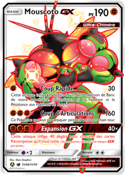 Carte Pokémon Mouscoto GX SV68/SV94 de la série Destinées Occultes en vente au meilleur prix