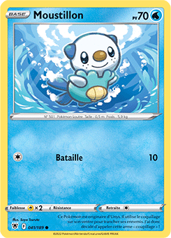 Carte Pokémon Communes Moustillon 041/189 de la série Astres Radieux
