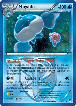 Carte Pokémon Moyade 39/135 de la série Tempête Plasma en vente au meilleur prix