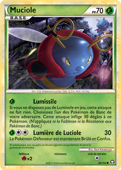 Carte Pokémon Commune Muciole 82/102 de la série Triomphe