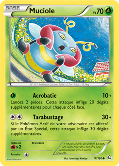 Carte Pokémon Muciole 17/160 de la série Primo Choc en vente au meilleur prix