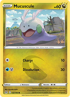 Carte Pokémon Mucuscule 132/196 de la série Origine Perdue en vente au meilleur prix