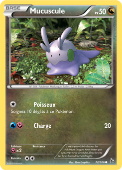 Carte Pokémon Mucuscule 72/106 de la série Étincelle en vente au meilleur prix