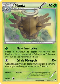 Carte Pokémon Munja 11/108 de la série Ciel Rugissant en vente au meilleur prix