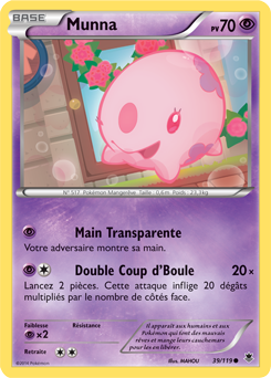 Carte Pokémon Munna 39/119 de la série Vigueur Spectrale en vente au meilleur prix