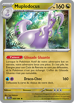 Carte Pokémon Muplodocus 68/86 de la série Chaos Ascendant en vente au meilleur prix