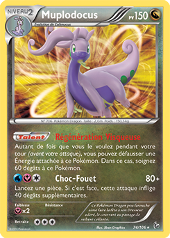 Carte Pokémon Muplodocus 74/106 de la série Étincelle en vente au meilleur prix