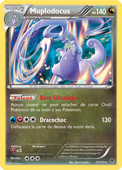 Carte Pokémon Muplodocus 77/119 de la série Vigueur Spectrale en vente au meilleur prix