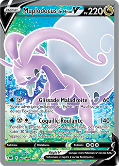 Carte Pokémon Muplodocus de Hisui V 187/196 de la série Origine Perdue en vente au meilleur prix