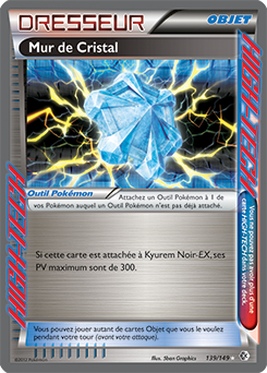 Carte Pokémon High-Tech Mur de Cristal 139/149 de la série Frantières Franchies