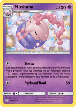 Carte Pokémon Mushana 89/236 de la série Harmonie des Esprits en vente au meilleur prix