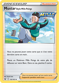 Carte Pokémon Mustar Style Mille Poings 132/163 de la série Styles de Combat en vente au meilleur prix