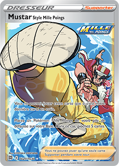 Carte Pokémon Mustar Style Mille Poings TG27/TG30 de la série Stars Étincelantes en vente au meilleur prix